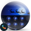 Xmas Night Phone DIaler Theme