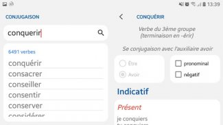Je Conjugue - French verbs con screenshot 2