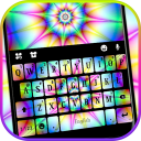 Tie Dye Spiral Keyboard Theme