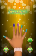 Nail Art manicure uñas juego screenshot 1