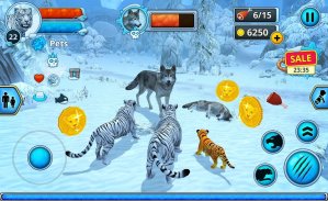 White Tiger Family Sim: Animal Simulator en línea screenshot 6