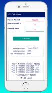 FD Calculator - RD, Loan, EMI Financial Calculator screenshot 3