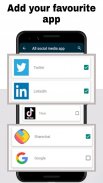Todas as mídias sociais - redes sociais em um app screenshot 0