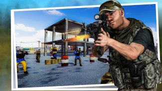 Gun Shooting Encounters: Free Sniper Game screenshot 0