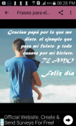 Frases para el día del padre screenshot 1