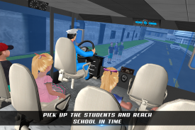 Lái xe buýt trường học: trẻ em vui vẻ screenshot 14
