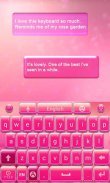 Brilliant Pink Keyboard Theme screenshot 4