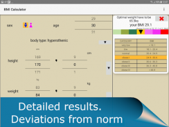 Weight and BMI tracker screenshot 4