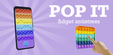 Pop It: Simple dimple fidget toy game simulator screenshot 0