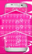 Culorile tastaturii roz screenshot 0