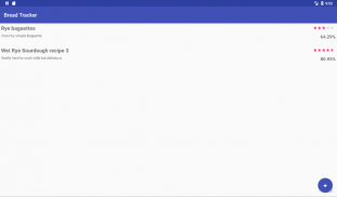 Bread Tracker - Recipe Management and Hyrdration screenshot 2