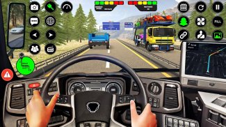 Vehículo transportador trailer camión juego screenshot 7
