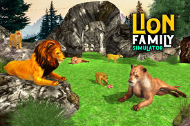 Angry Lion Family Simulator: Animal Adventure Game screenshot 1