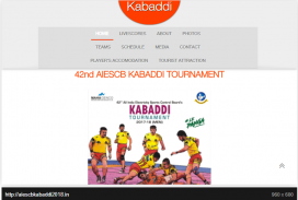 42nd AIESCB KABADDI 2018 TOURNAMENT screenshot 1