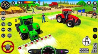 Indian Farming Tractor Game 3D screenshot 1