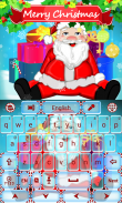 Santa Emoji GO Keyboard Theme screenshot 4