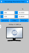 Percentage Resolution Tool screenshot 0