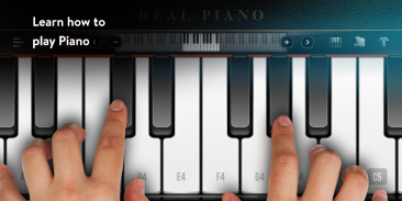Real Piano electronic keyboard screenshot 2