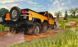 ထရပ်ကားယာဉ်မောင်း sim driving- offroad jeep Prado screenshot 1