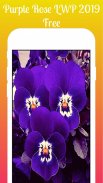 Purple flowers Live Wallpaper 2019 Purple flowers screenshot 5