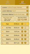 Prayer Times, Qiblah Compass and Adhan Alarm screenshot 1