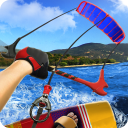 Simulator Kite Surfer Icon