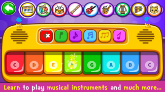 Piano Crianças Música Canções screenshot 1