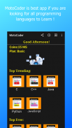 MotoCoder: Programming app & coding app, C, Python screenshot 3
