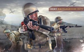 US Army WW2 Battlegrounds Call Of World War 2 Game screenshot 2