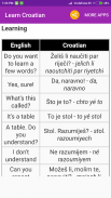 Learn Croatian screenshot 4