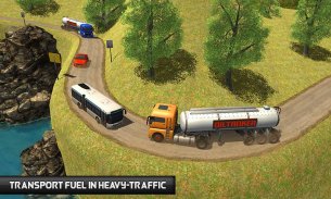 Offroad Oil Tanker Truck Drive screenshot 2