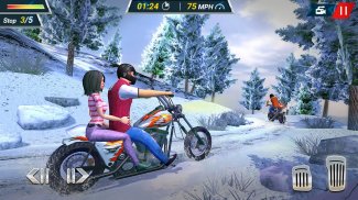 Snow Motorbike Racing 2019 Free screenshot 4