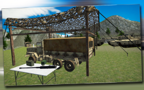 الجيش شاحنة سائق 3D screenshot 3