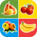 Fruits and Vegetables for Kids - Flashcards Puzzle Icon