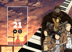 New Anime Games Titan - Piano Eren AOT Kyojin screenshot 9