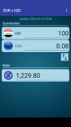 Euro x Dinar iraquí screenshot 2