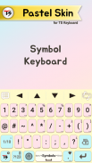 Pastel Skin for TS Keyboard screenshot 2