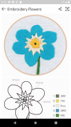 Hand Embroidery Sitches Flowers Step by Step screenshot 6
