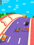 Out of Brakes - Blocky Racer screenshot 1