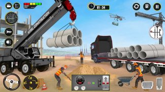 Heavy Excavator Crane Sim screenshot 3