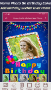 Name Photo On Birthday Cake Photo Frames screenshot 5