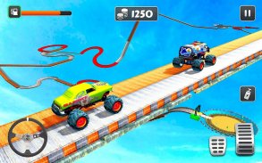 Crazy Monster Truck Stunt Driving Sim 3D screenshot 0