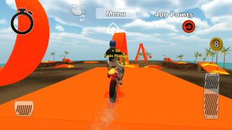 3D sepeda Moto Stunt Racing screenshot 5