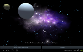 3D Galaxy Live Wallpaper HD screenshot 7