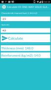 Concrete Slab Sizing screenshot 5