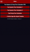 Fuel Injector & Pump Flow Calculator PRO screenshot 1