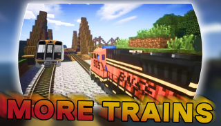 Realistic Train Minecraft Mod screenshot 1