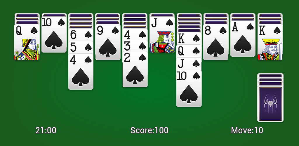 بازی Spider solitaire - دانلود