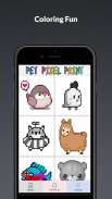 Pet Pixel Paint - Color by Numbers screenshot 0