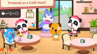 Verão do Bebê Panda: Cafeteria screenshot 3